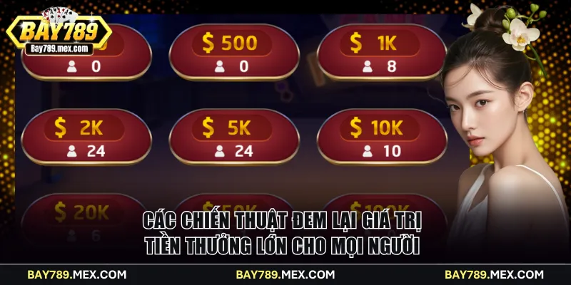 Các chiến thuật đem lại giá trị tiền thưởng lớn cho mọi người
