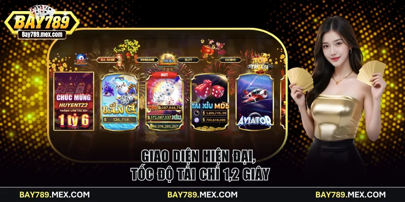 Giao diện hiện đại, tốc độ tải chỉ 1,2 giây