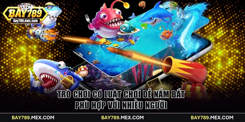 Trò chơi có luật chơi dễ nắm bắt phù hợp với nhiều người